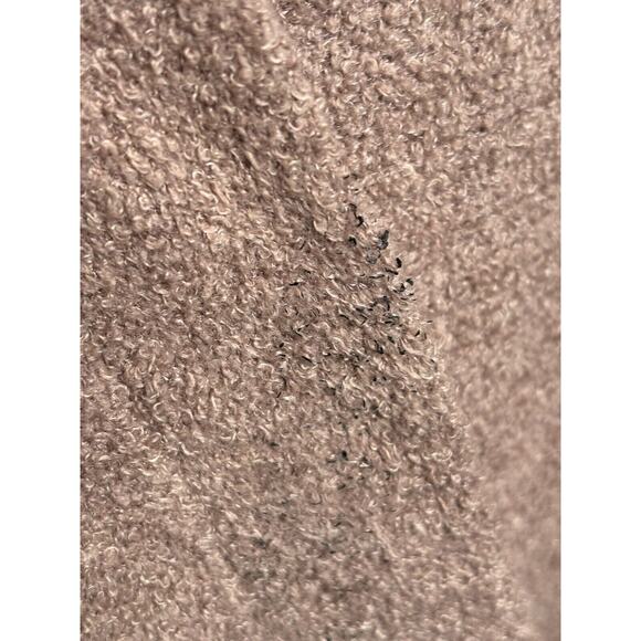 Barefoot Dreams Resort Cardi Hooded brown Knit Sweater CozyChic Lite Sz MED - Picture 8 of 10